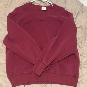 AE Red crew neck